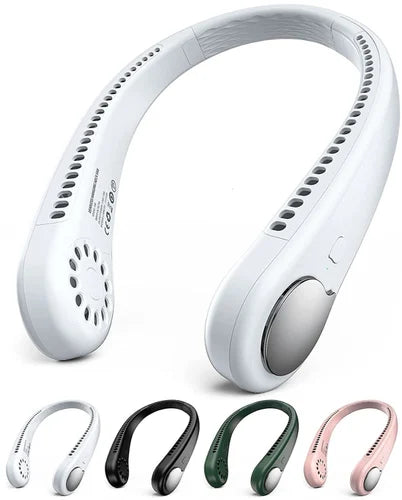 Bladeless USB Neck Fan β Hands-Free, 3-Speed Rechargeable Personal Cooler