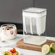 Greek Yogurt & Curd Strainer β Stainless Steel Filter, Compact Container