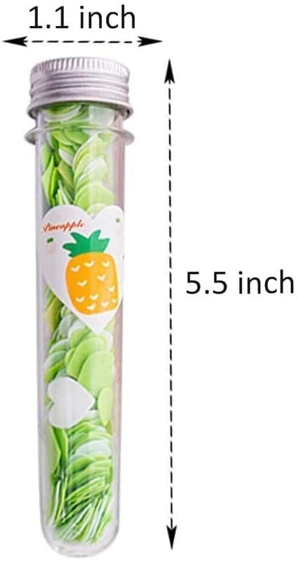 Mini Touch 6Pcs Travel Soft Paper Soap Flower Design Tube Shape Bottle (Assorted/Random Colour)