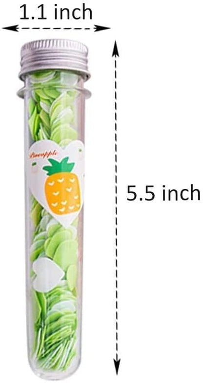 Mini Touch 6Pcs Travel Soft Paper Soap Flower Design Tube Shape Bottle (Assorted/Random Colour)