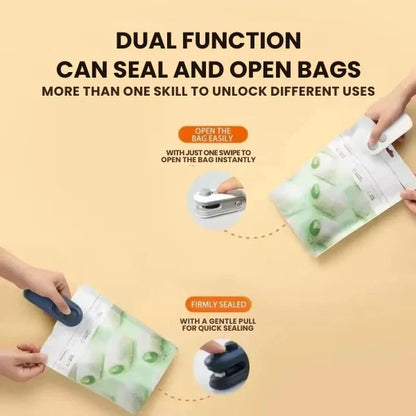 Portable Mini Bag Sealer – USB Rechargeable Heat Sealing Machine