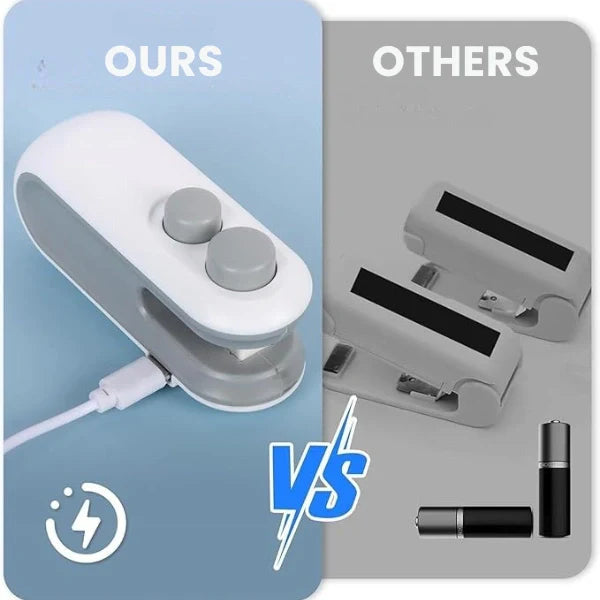 Mini Heat Sealer + USB Air Cooler Fan – Combo Offer for Home & Travel