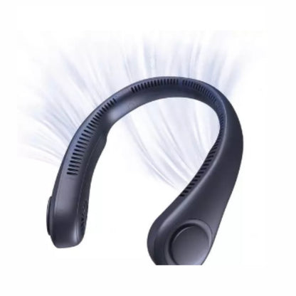 Bladeless USB Neck Fan – Hands-Free, 3-Speed Rechargeable Personal Cooler