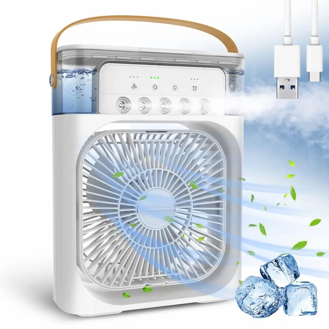 Mini Heat Sealer + USB Air Cooler Fan – Combo Offer for Home & Travel