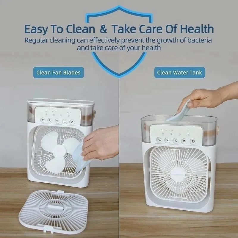 Mini Heat Sealer + USB Air Cooler Fan – Combo Offer for Home & Travel